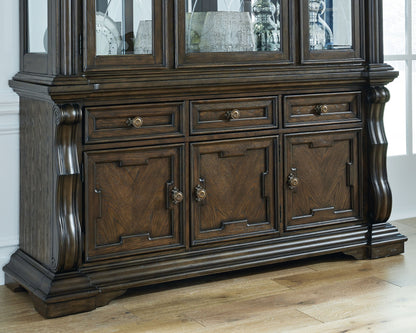 Maylee - Dark Brown - Dining Room Buffet - Hornell Furniture Outlet
