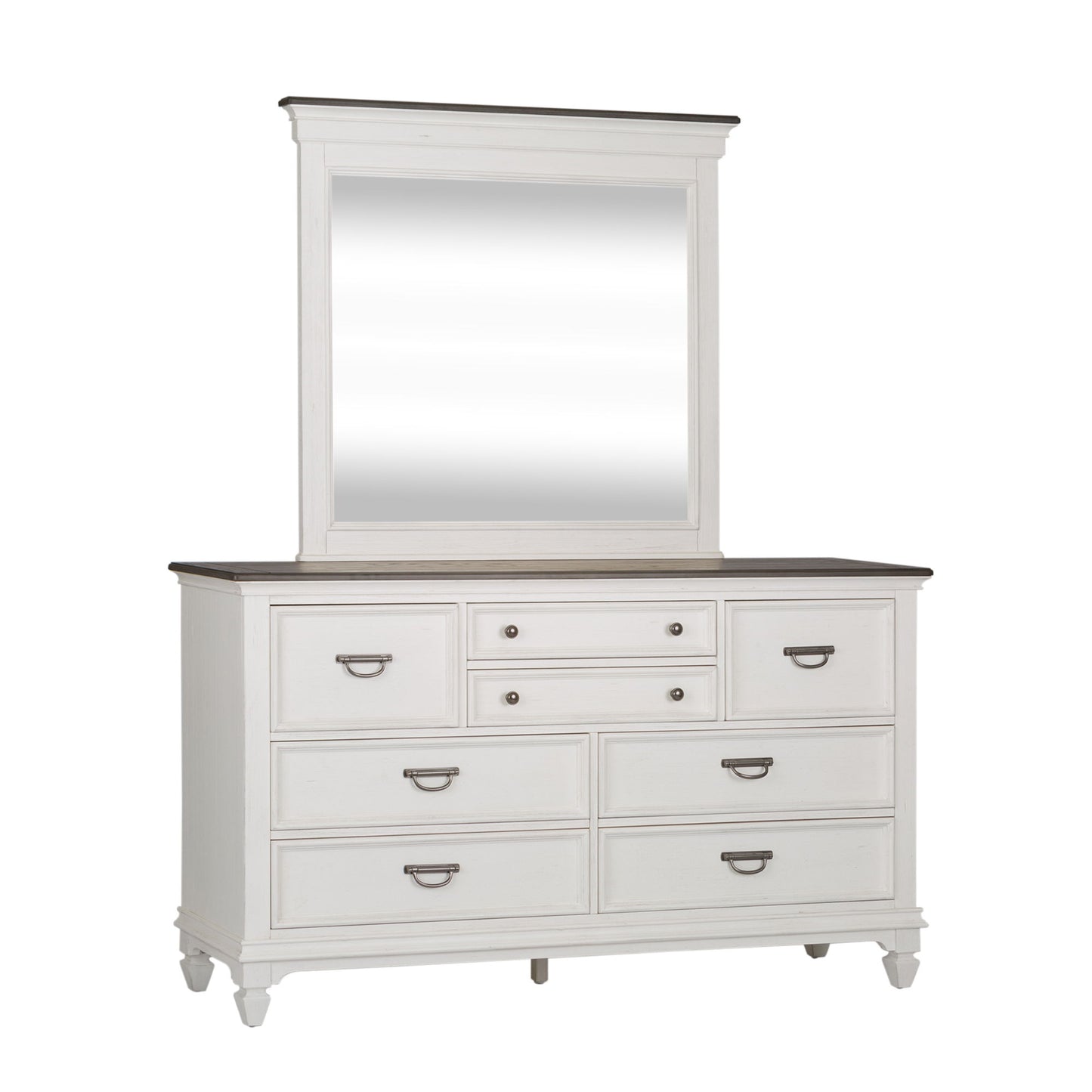 Allyson Park - Dresser & Mirror - Hornell Furniture Outlet