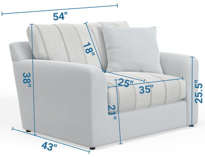 Lindsey - Chair & 1/2 - Hornell Furniture Outlet