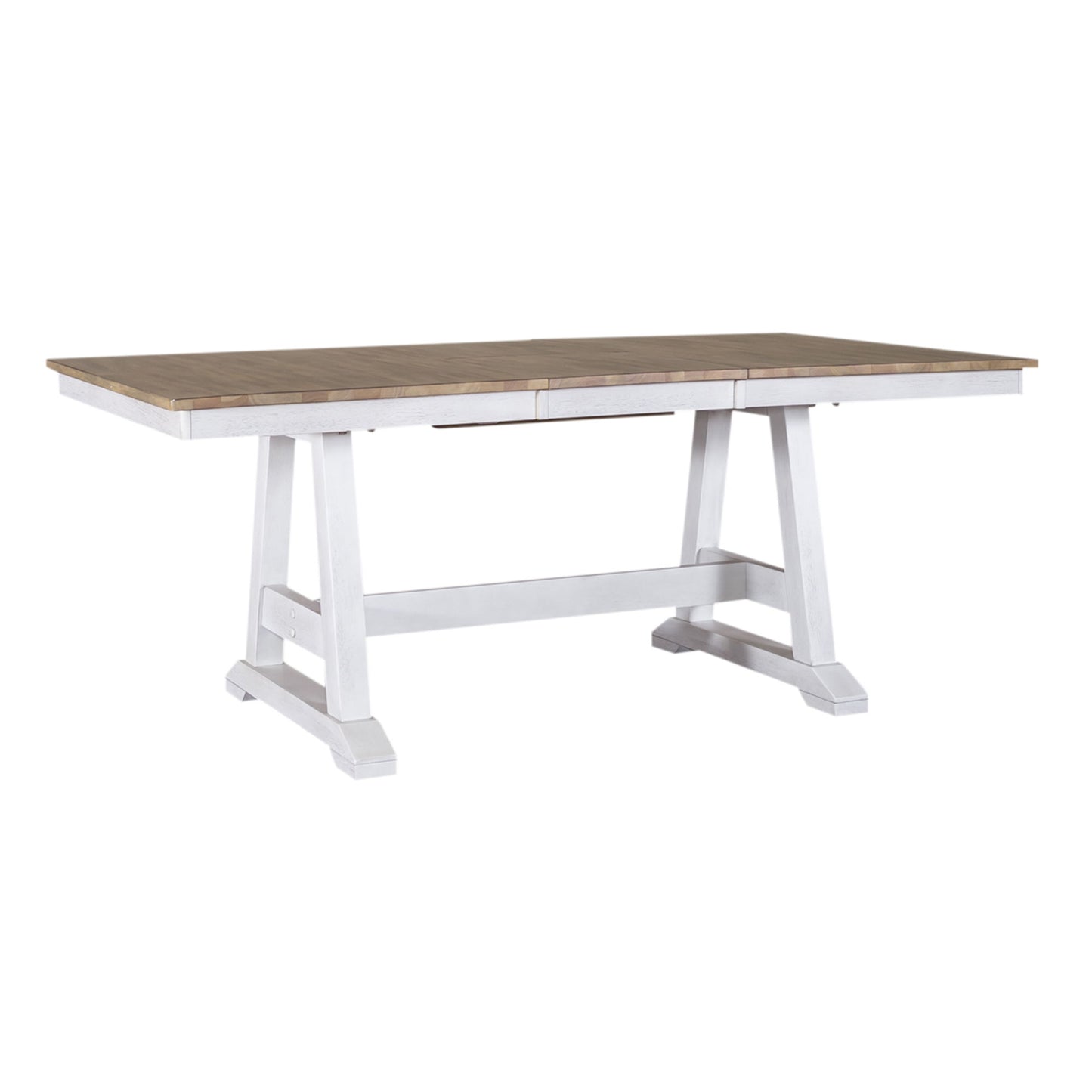 Lindsey Farm - Trestle Table Set - Hornell Furniture Outlet