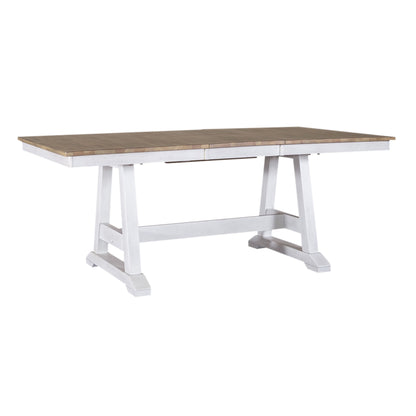 Lindsey Farm - Trestle Table Set - Hornell Furniture Outlet