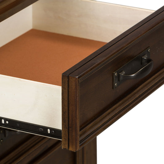 Saddlebrook - Nightstand - Dark Brown - Hornell Furniture Outlet
