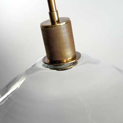 Chaness - Glass Pendant Light - Hornell Furniture Outlet