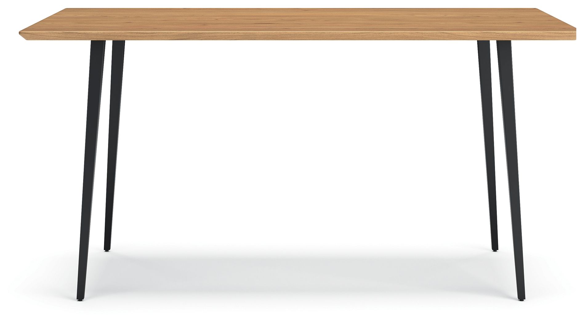 Gretlynn - Black / Natural - Rectangular Dining Room Table - Hornell Furniture Outlet