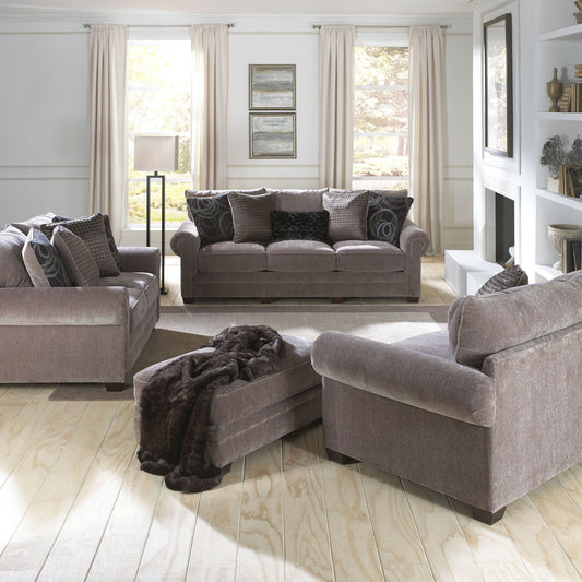 Austin - Loveseat - Dark Brown - Hornell Furniture Outlet