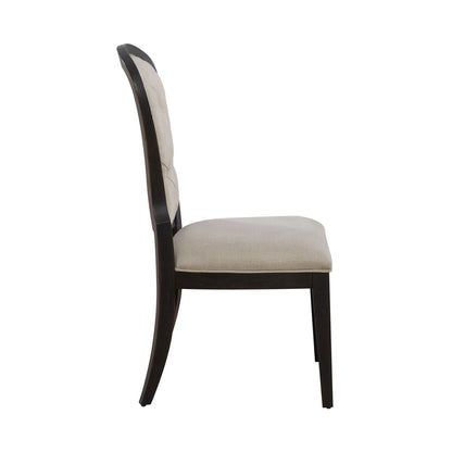 Americana Farmhouse - Upholstered Tufted Back Side Chair - Hornell Furniture Outlet