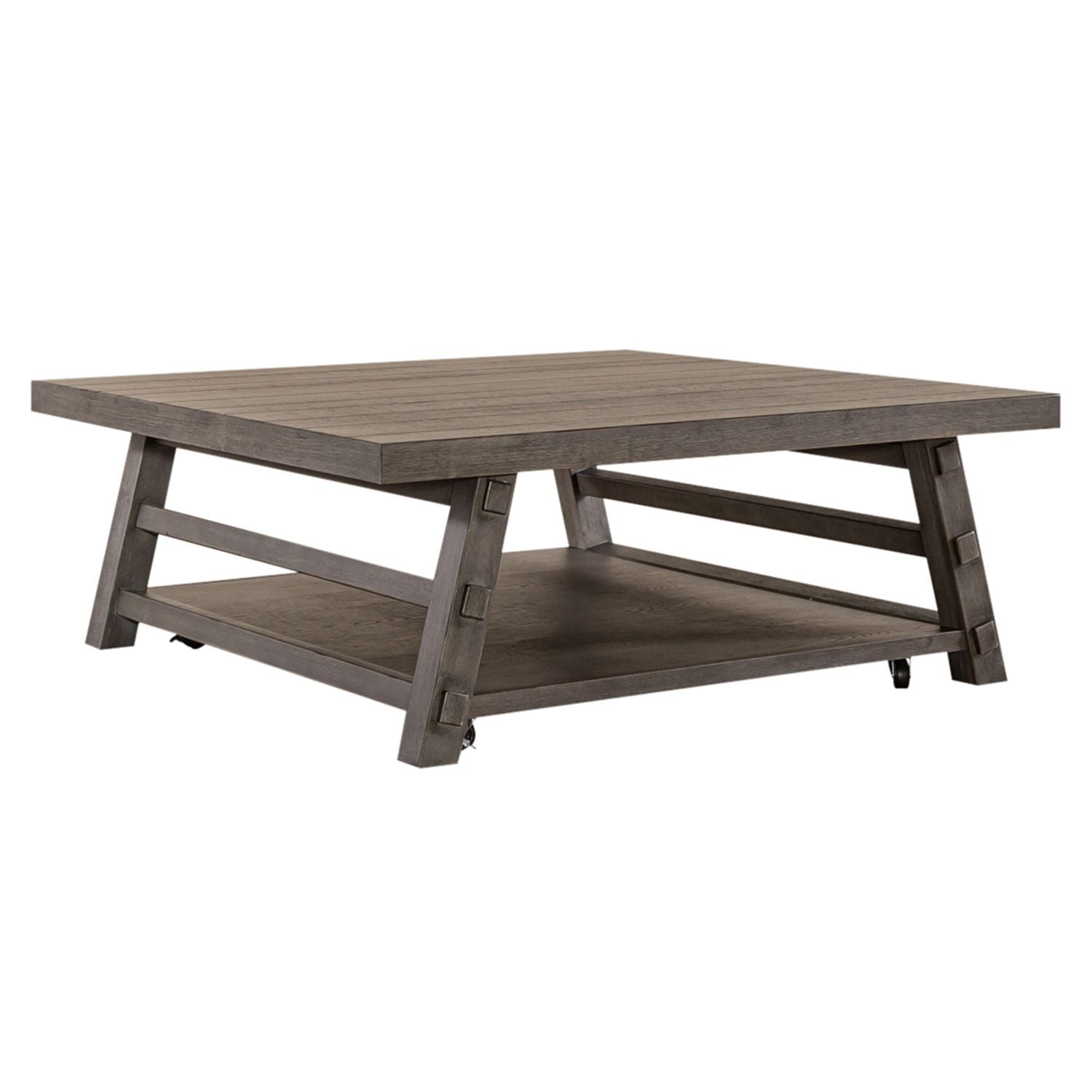 Modern Farmhouse - Oversized Square Cocktail Table - Hornell Furniture Outlet