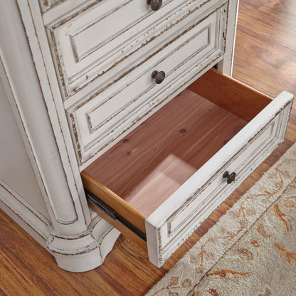 Magnolia Manor - Lingerie Chest - White - Hornell Furniture Outlet