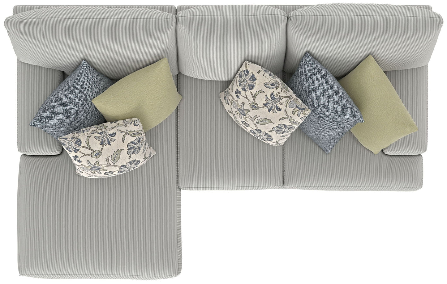 Stockbridge - Sectional With Comfort Coil Seating And 9 Accent Pillows Included - Hornell Furniture Outlet