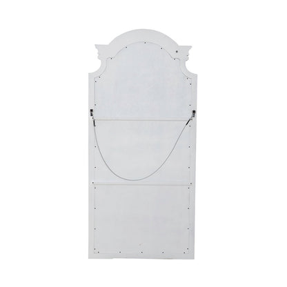 Magnolia Manor - Floor Mirror - White - Hornell Furniture Outlet