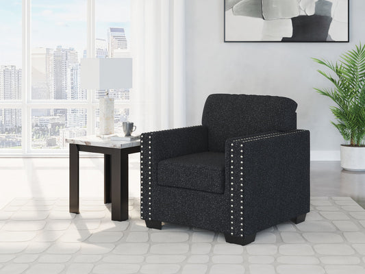 Jasmine Peaks - Coal - Chair - Hornell Furniture Outlet