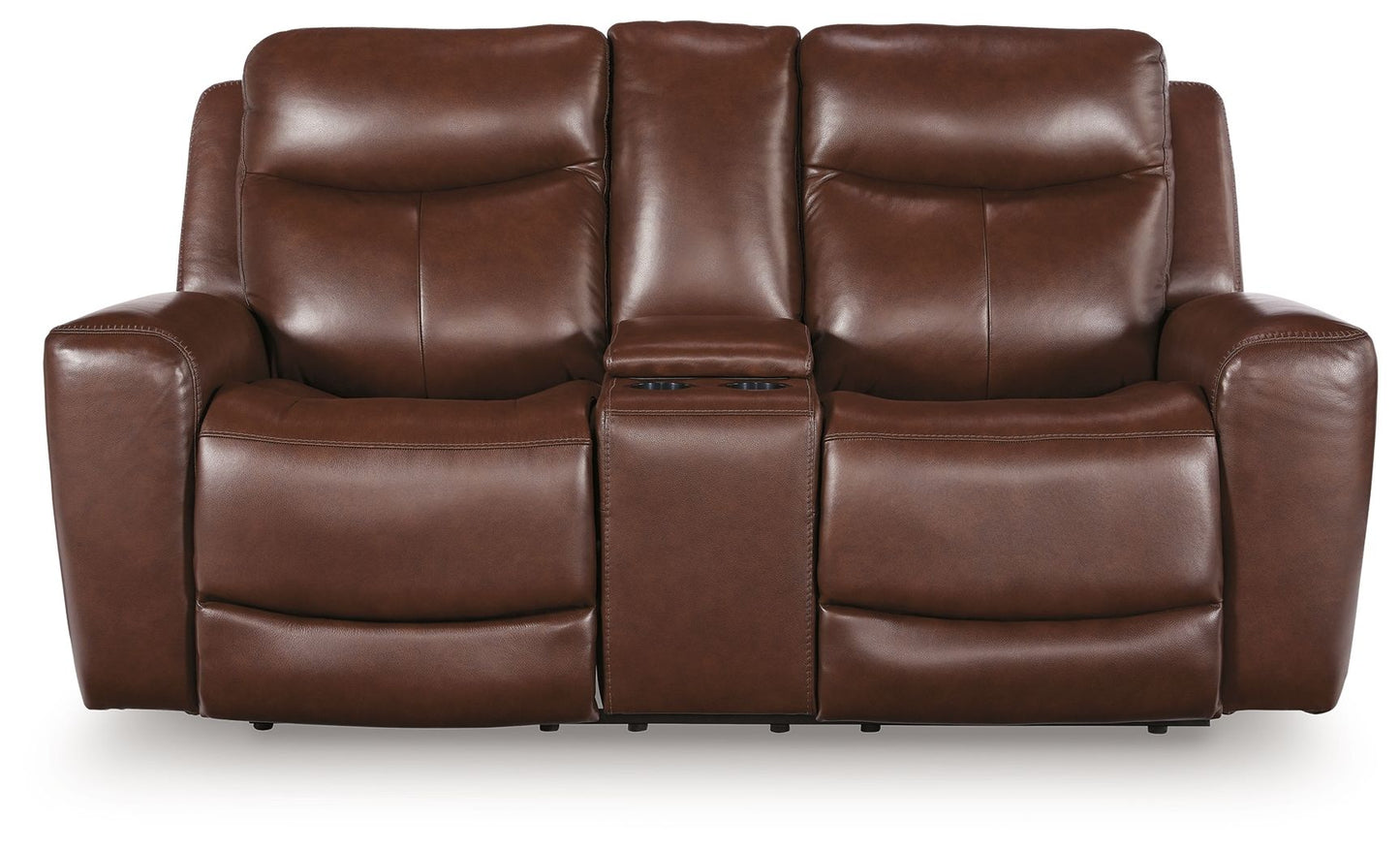 Next Move - Power Reclining Loveseat With Console / Adjustable Headrest - Hornell Furniture Outlet