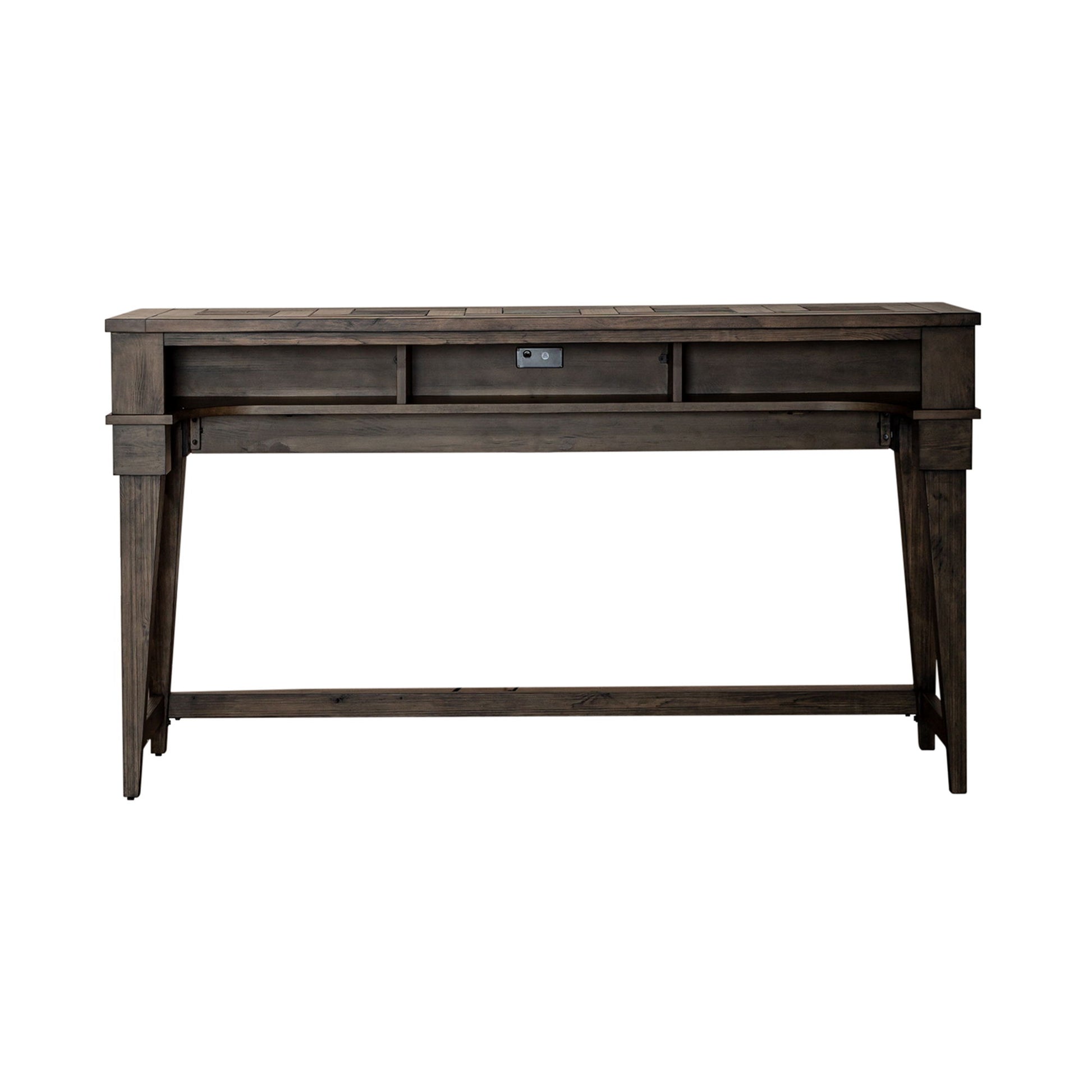 Arrowcreek - Console Bar Table - Dark Brown - Hornell Furniture Outlet