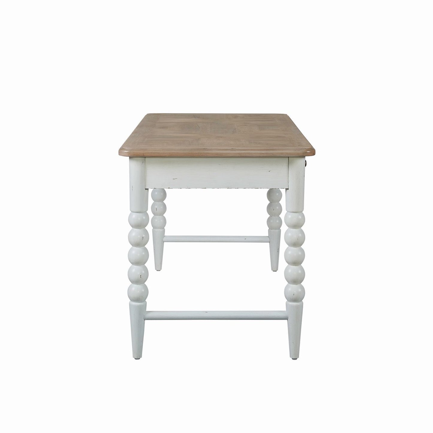 Turnberry Park - Writing Desk - Washed White & Toasted Oat - Hornell Furniture Outlet