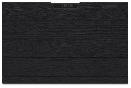 Londer - Black - Two Drawer Night Stand - Hornell Furniture Outlet
