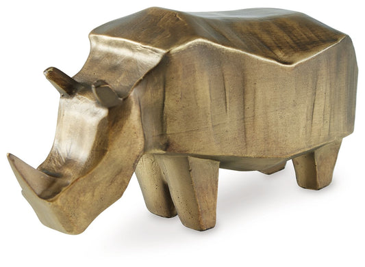 Gentwell - Antique Gold Finish - Sculpture - Hornell Furniture Outlet