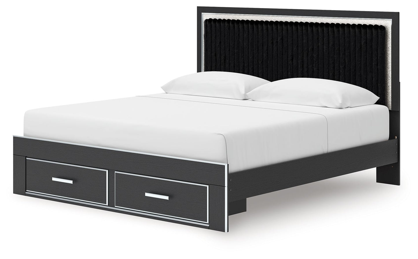 Zuraleus - Upholstered Panel Platform Storage Bed - Hornell Furniture Outlet