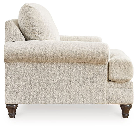 Valerani - Sandstone - 2 Pc. - Chair, Ottoman - Hornell Furniture Outlet