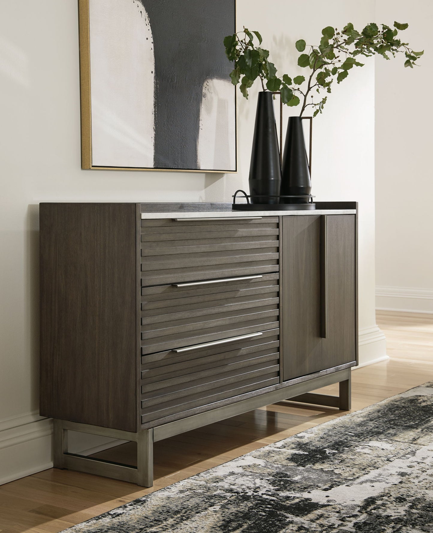 Arkenton - Dresser, Mirror - Hornell Furniture Outlet