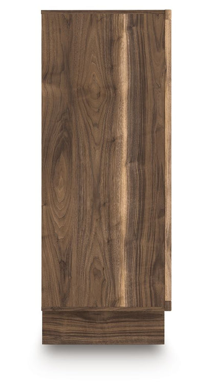 Chirason - Brown - Five Drawer Wide Chest - Hornell Furniture Outlet
