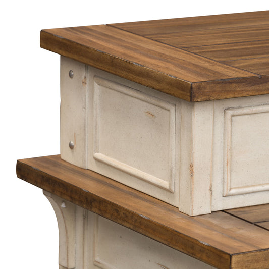 Morgan Creek - Console Bar Table - White - Hornell Furniture Outlet