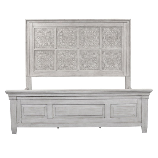 Heartland - King California Panel Bed - White - Hornell Furniture Outlet