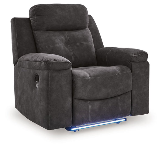 Brysonview - Zero Wall Recliner - Charcoal - Hornell Furniture Outlet