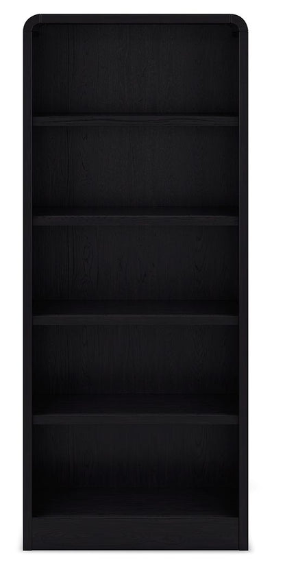 Rowanbeck - Black - Large Bookcase - Hornell Furniture Outlet
