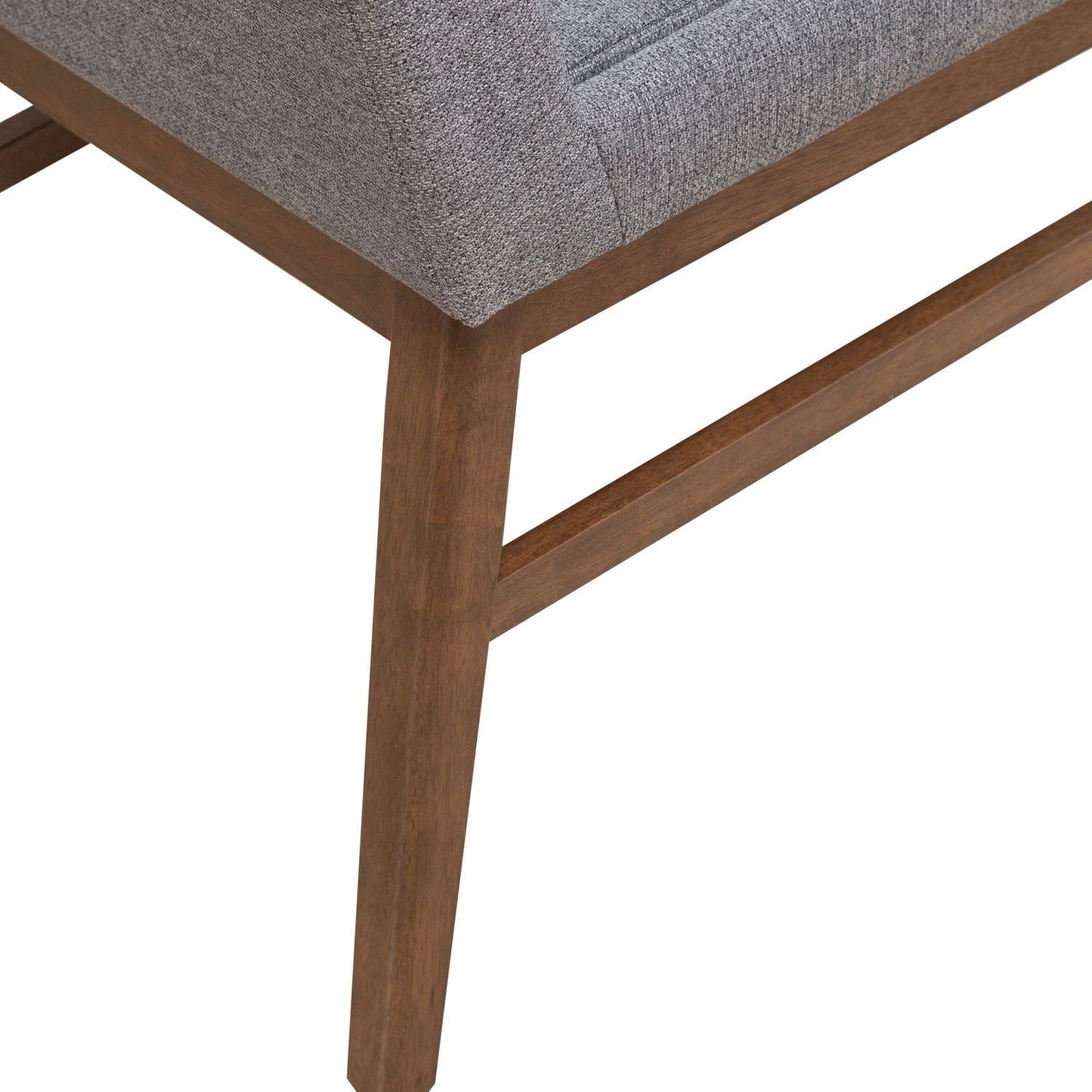 Space Savers - Upholstered Side Chair (RTA) - Brown - Hornell Furniture Outlet