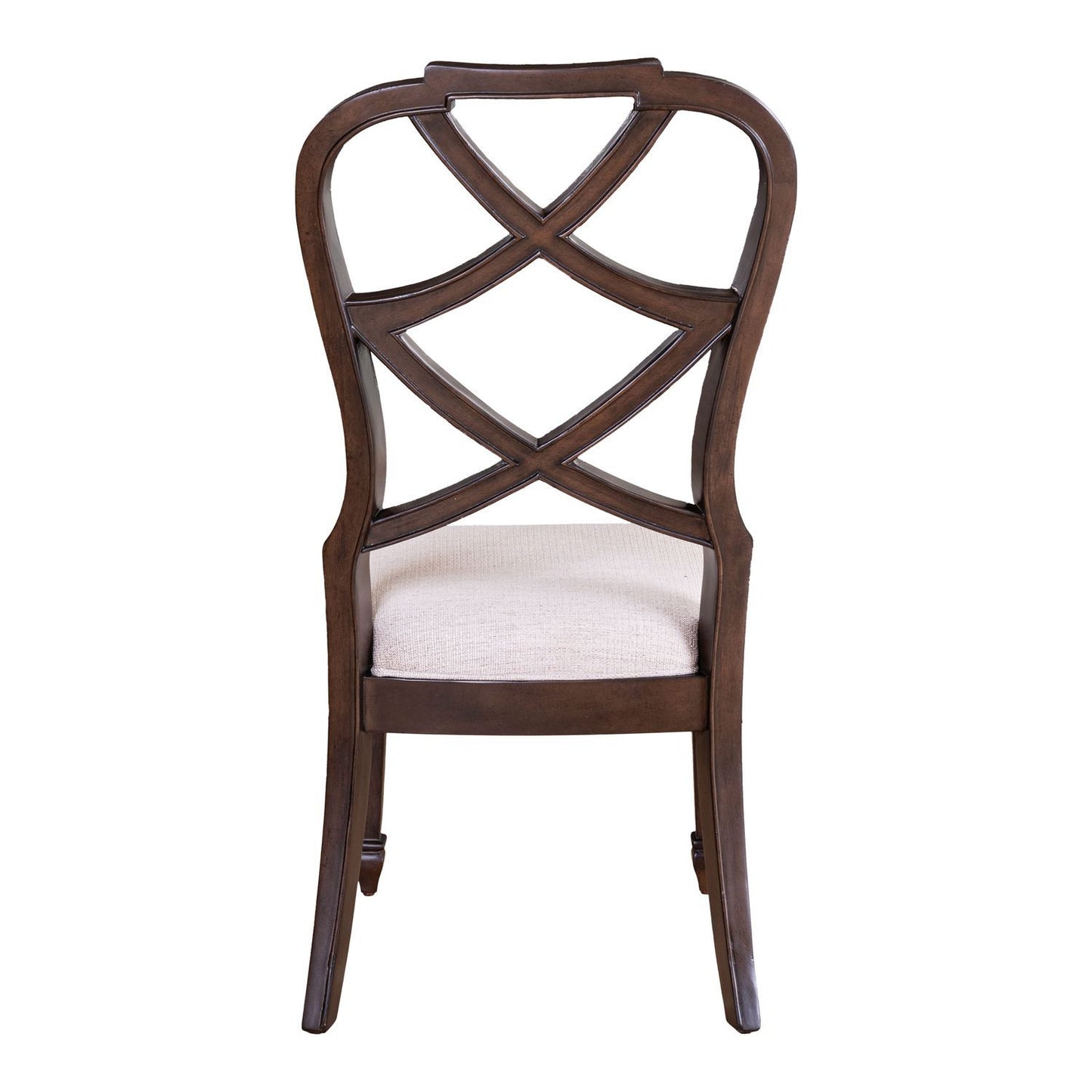 Provence Park - Wood Back Side Chair (RTA) - Brown - Hornell Furniture Outlet