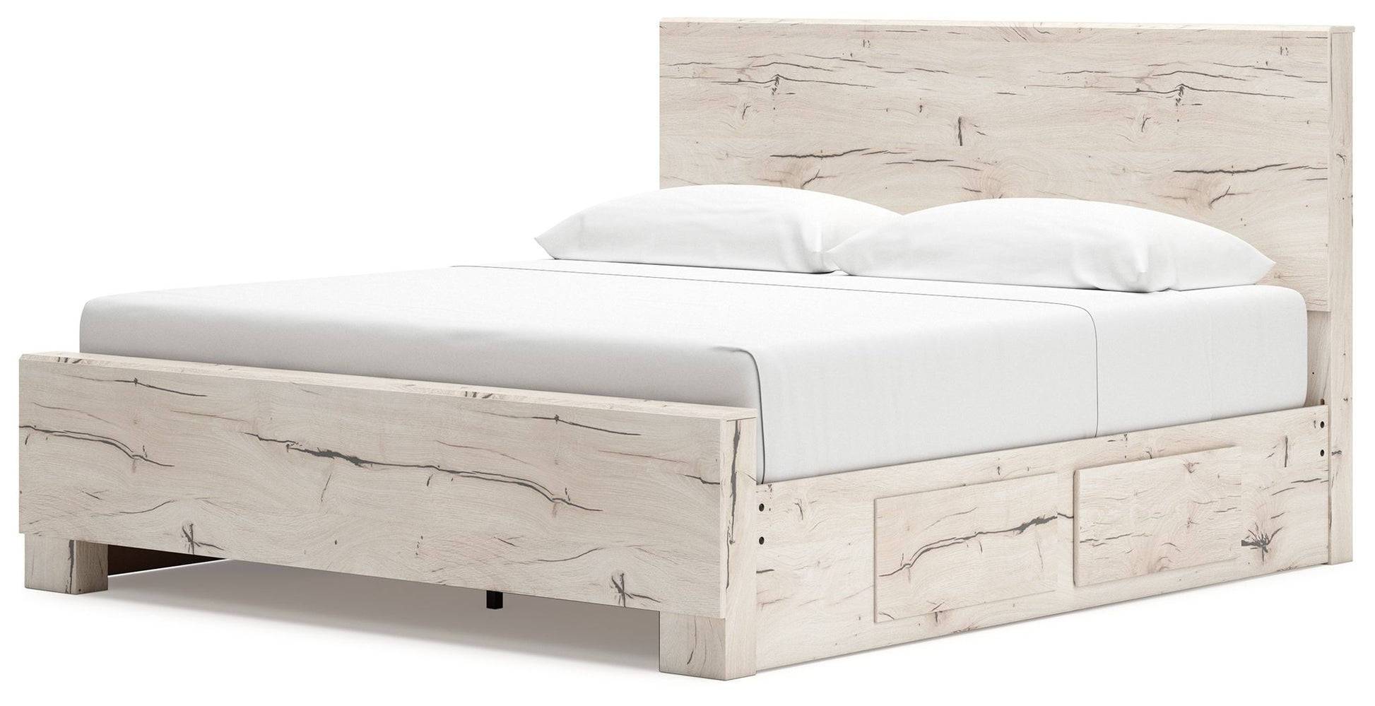 Lawroy - Panel Bed With Storage - Hornell Furniture Outlet