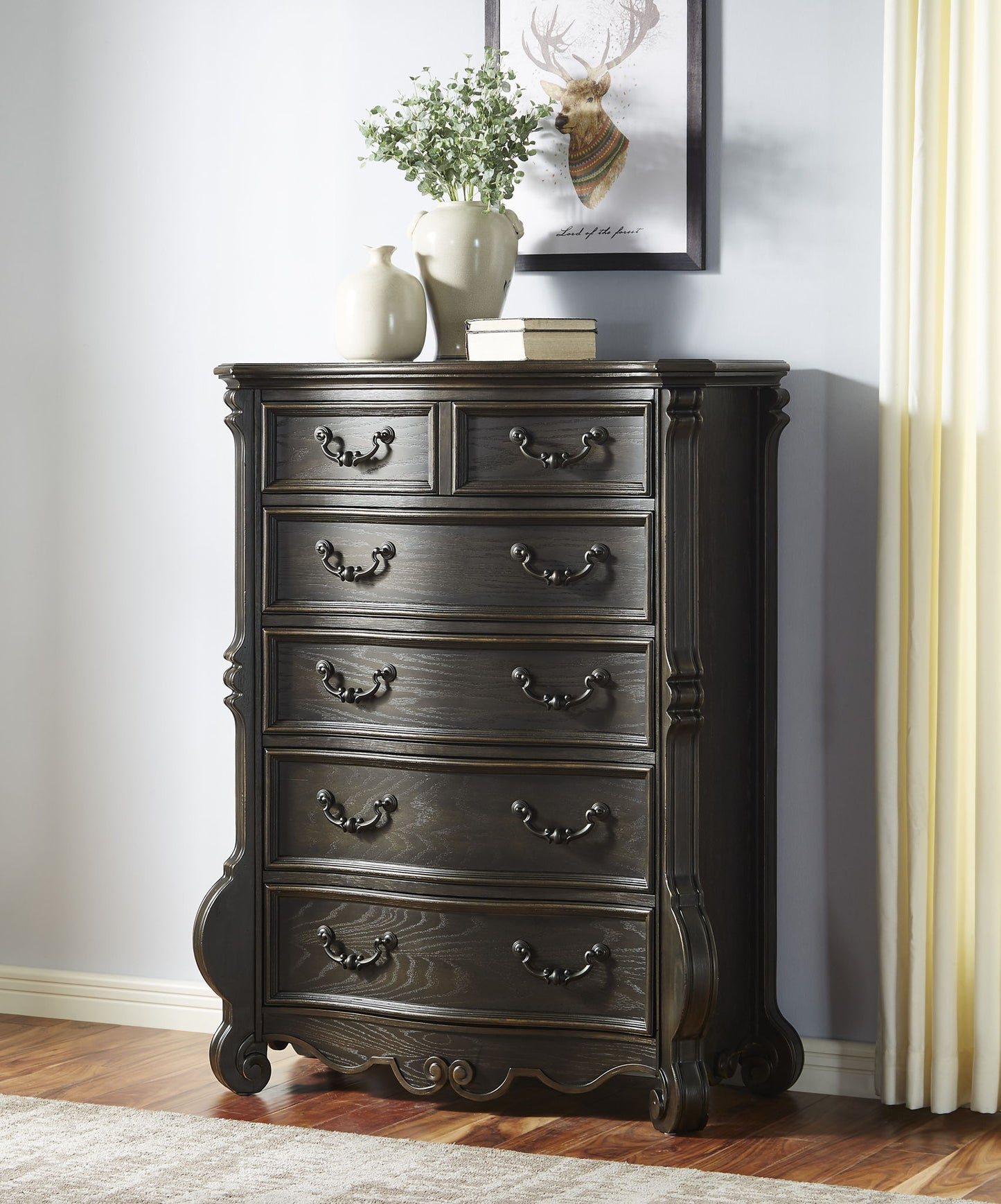 Rhapsody - Lift Top Chest - Dark Brown - Hornell Furniture Outlet