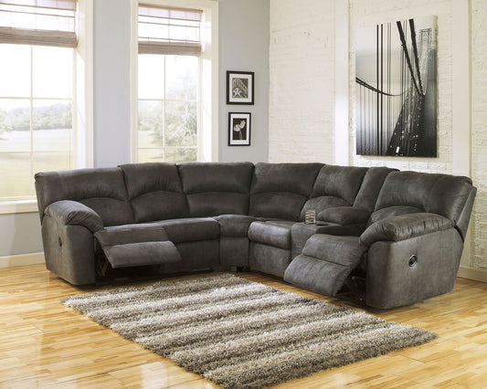 Tambo - Reclining Sectional - Hornell Furniture Outlet