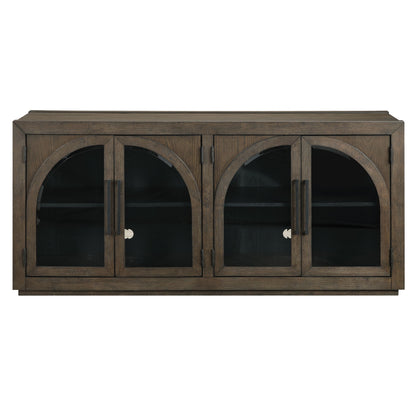 Burlington - Server - Brown - Hornell Furniture Outlet
