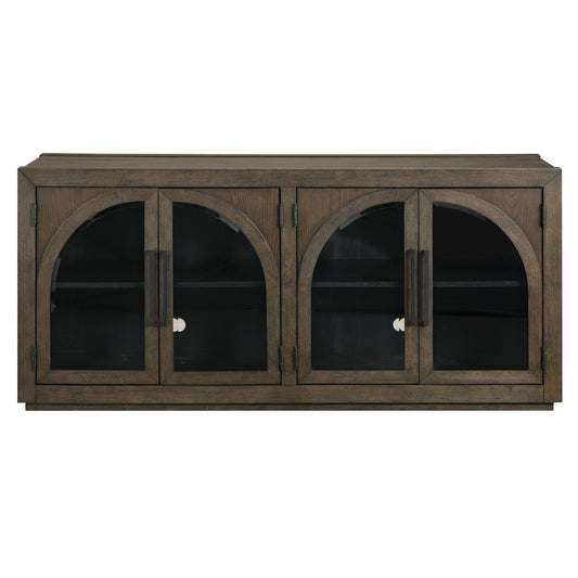 Burlington - Server - Brown - Hornell Furniture Outlet