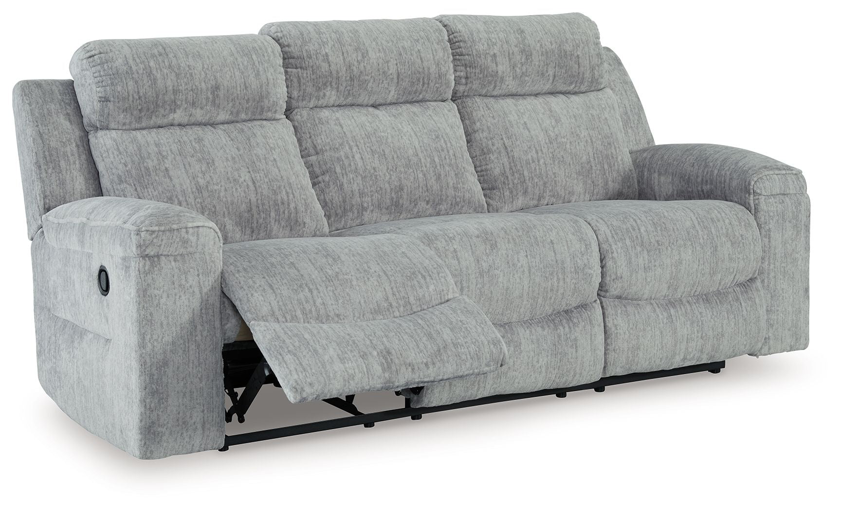Buntington - Pewter - Reclining Sofa - Hornell Furniture Outlet