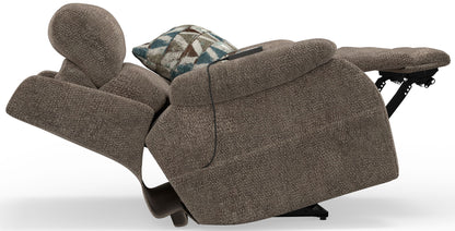 Joya - Power Lay Zero Gravity Recliner With Power Adjustable Headrest And CR3 Heat/Massage/Lumbar/ZG - Mushroom - Hornell Furniture Outlet