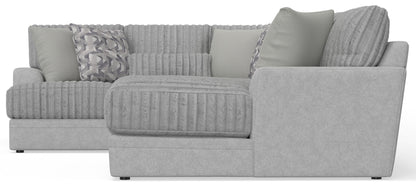 Titan - Sectional With Comfort Coil Seating And Accent Pillows Included - Hornell Furniture Outlet