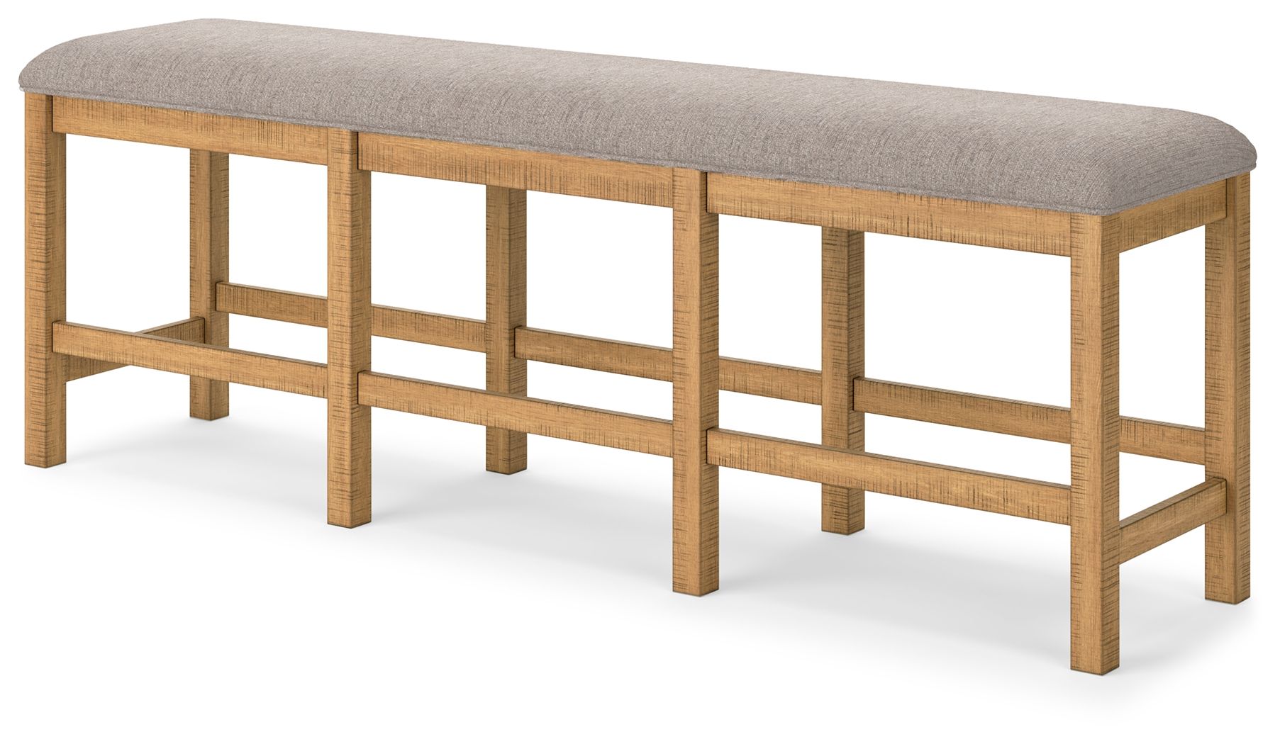 Havonplane - Brown - XL Counter Height Upholstered Dining Bench - Hornell Furniture Outlet