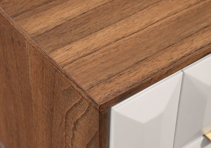 Ginny - Nightstand - Dark Brown - Hornell Furniture Outlet