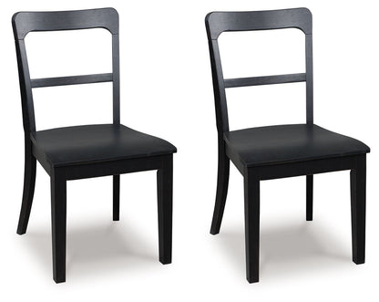 Greddinton - Upholstered Dining Side Chair (Set of 2) - Hornell Furniture Outlet
