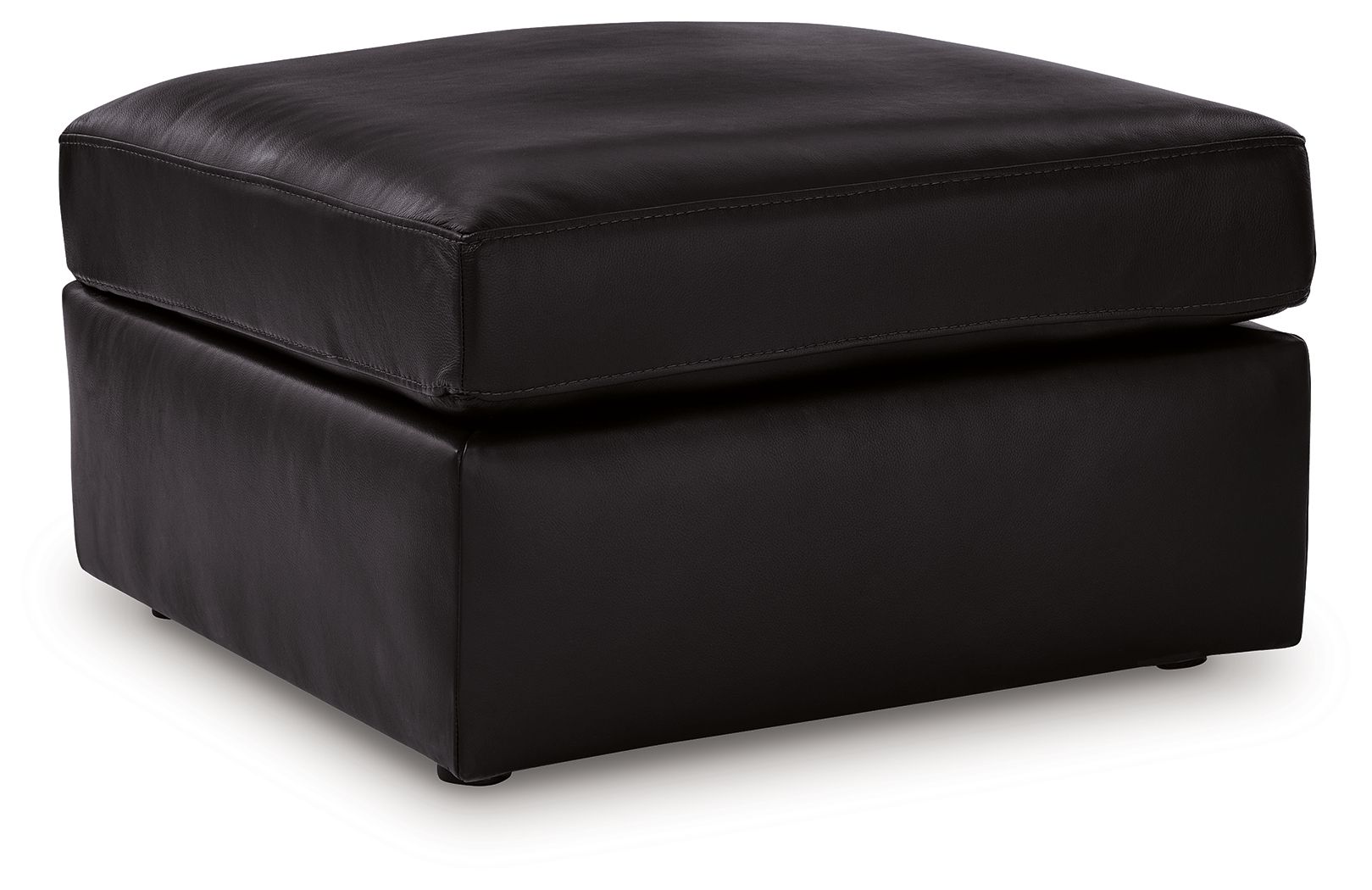 ModMax II - Oversized Accent Ottoman - Black - Hornell Furniture Outlet