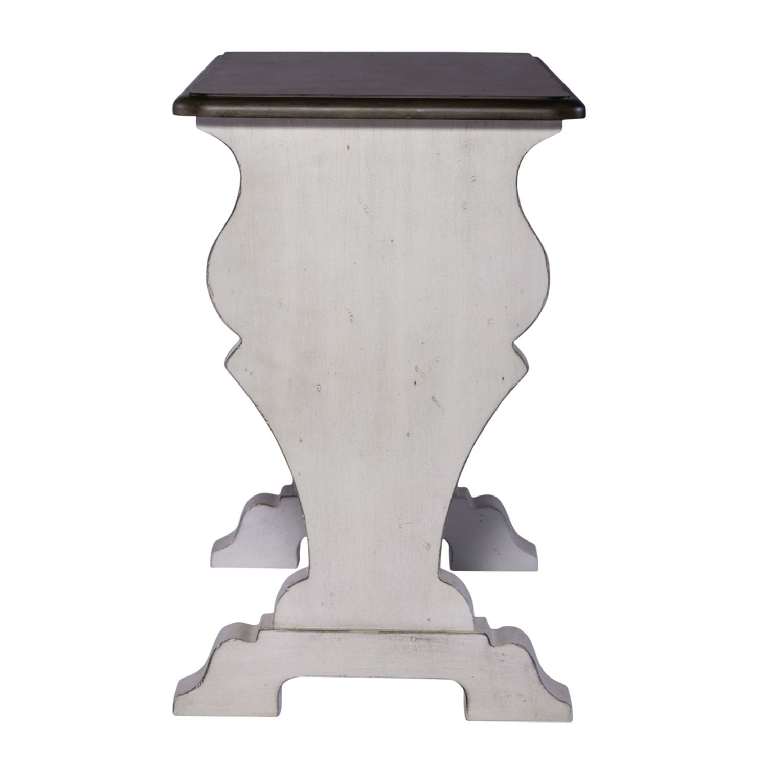 Abbey Road - Library Chair Side Table - White - Hornell Furniture Outlet