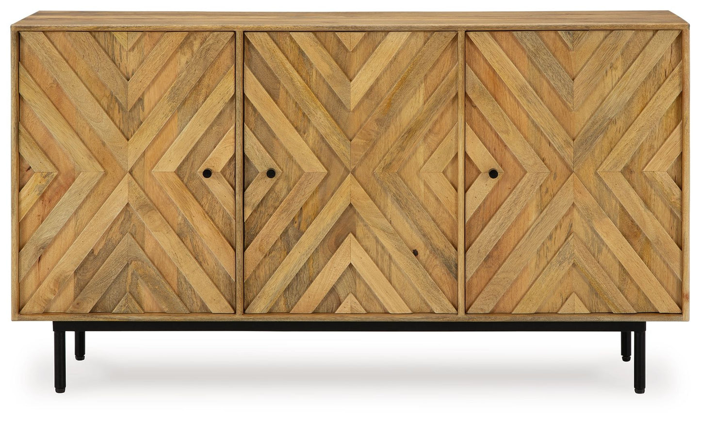 Cadewick - Natural - Accent Cabinet - Hornell Furniture Outlet