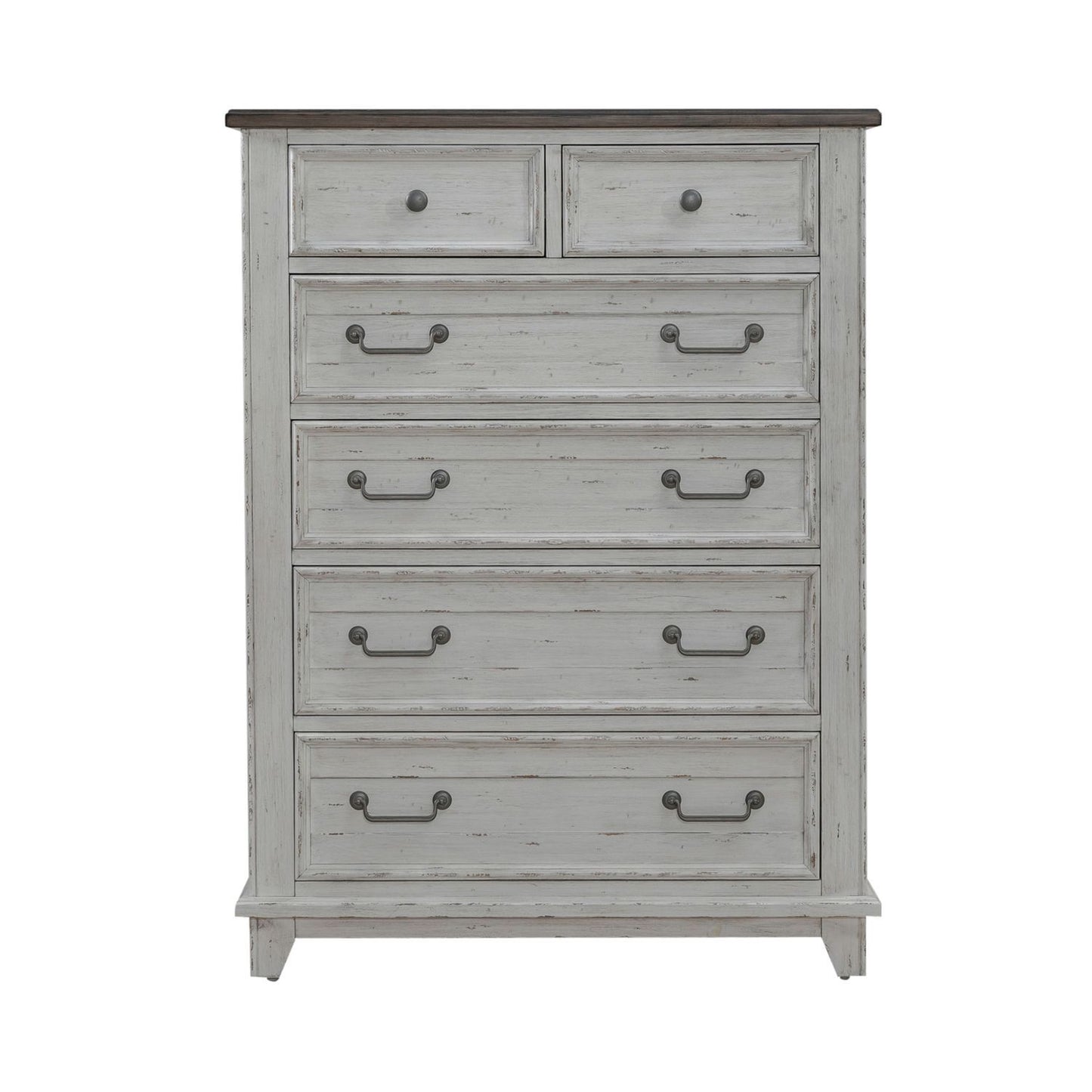 River Place - 6 Drawer Chest - White - Hornell Furniture Outlet