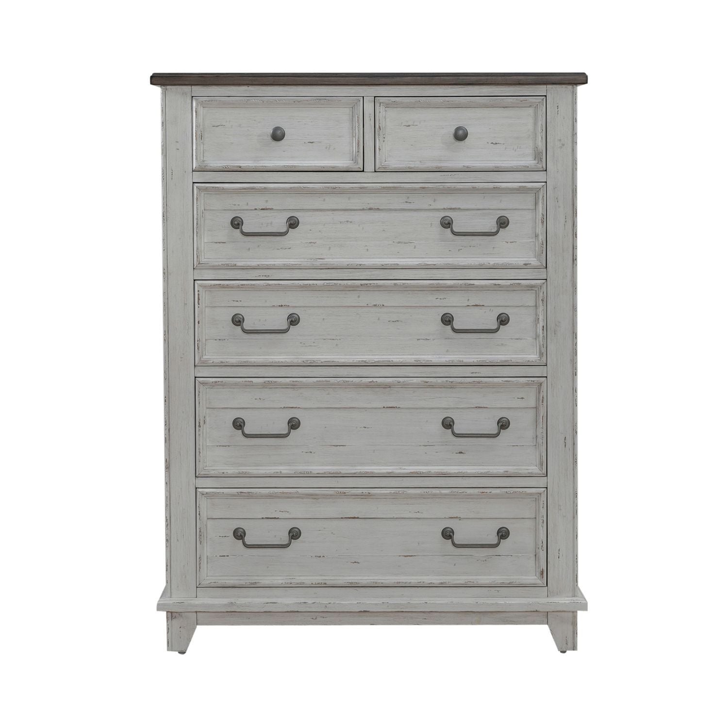 River Place - 6 Drawer Chest - White - Hornell Furniture Outlet