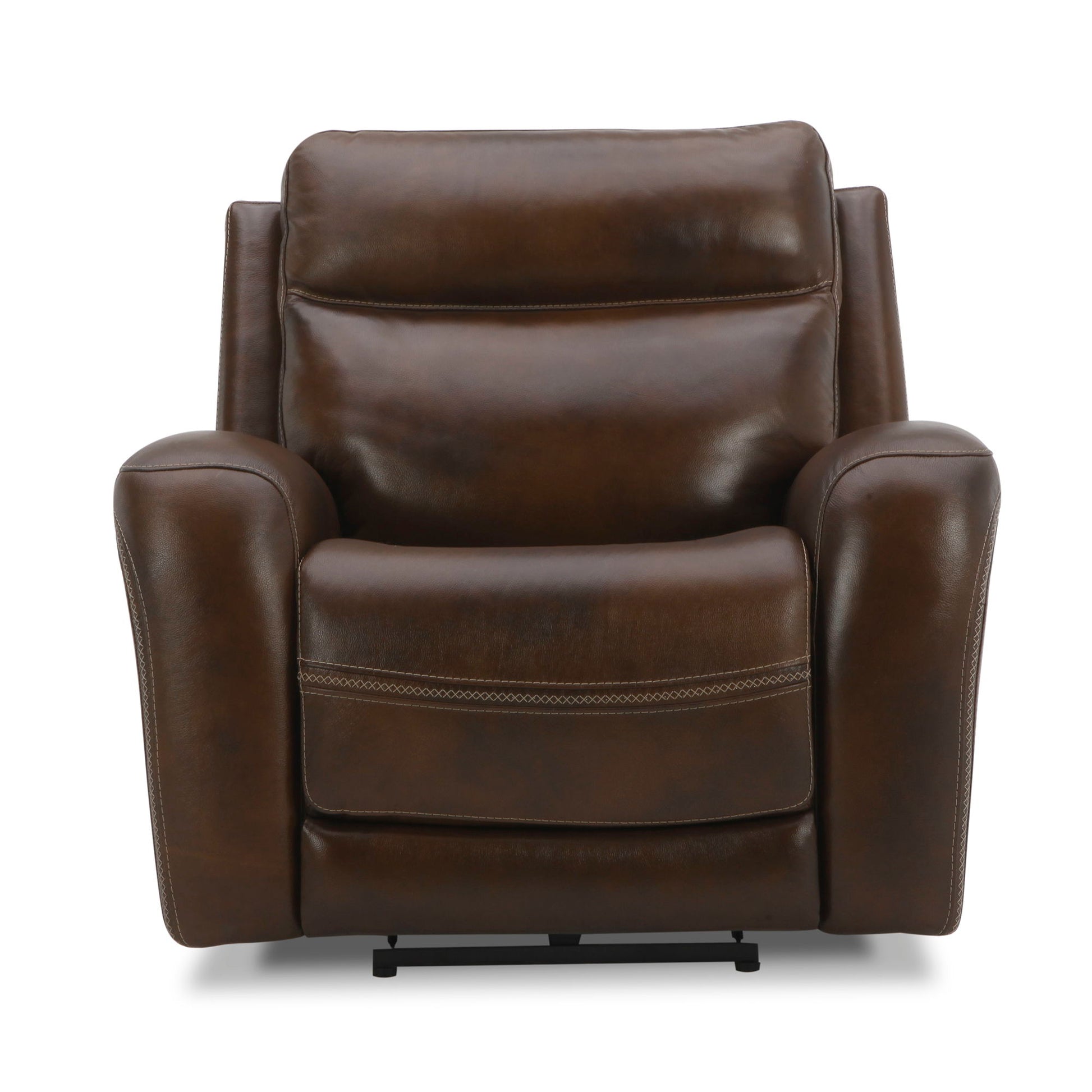 Blair - Swivel Glider Recliner P2 - Cognac - Hornell Furniture Outlet