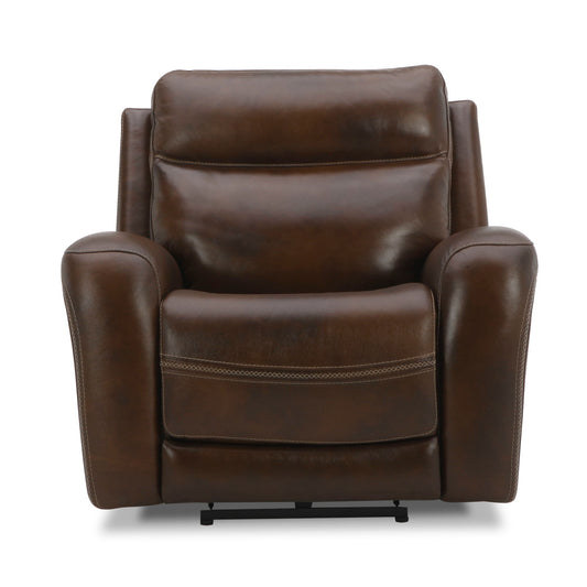 Blair - Swivel Glider Recliner P2 - Cognac - Hornell Furniture Outlet