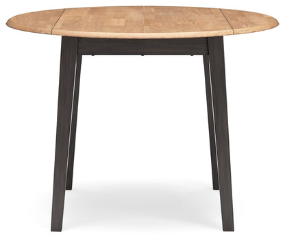 Gesthaven - Round Dining Room Drop Leaf Table Set - Hornell Furniture Outlet