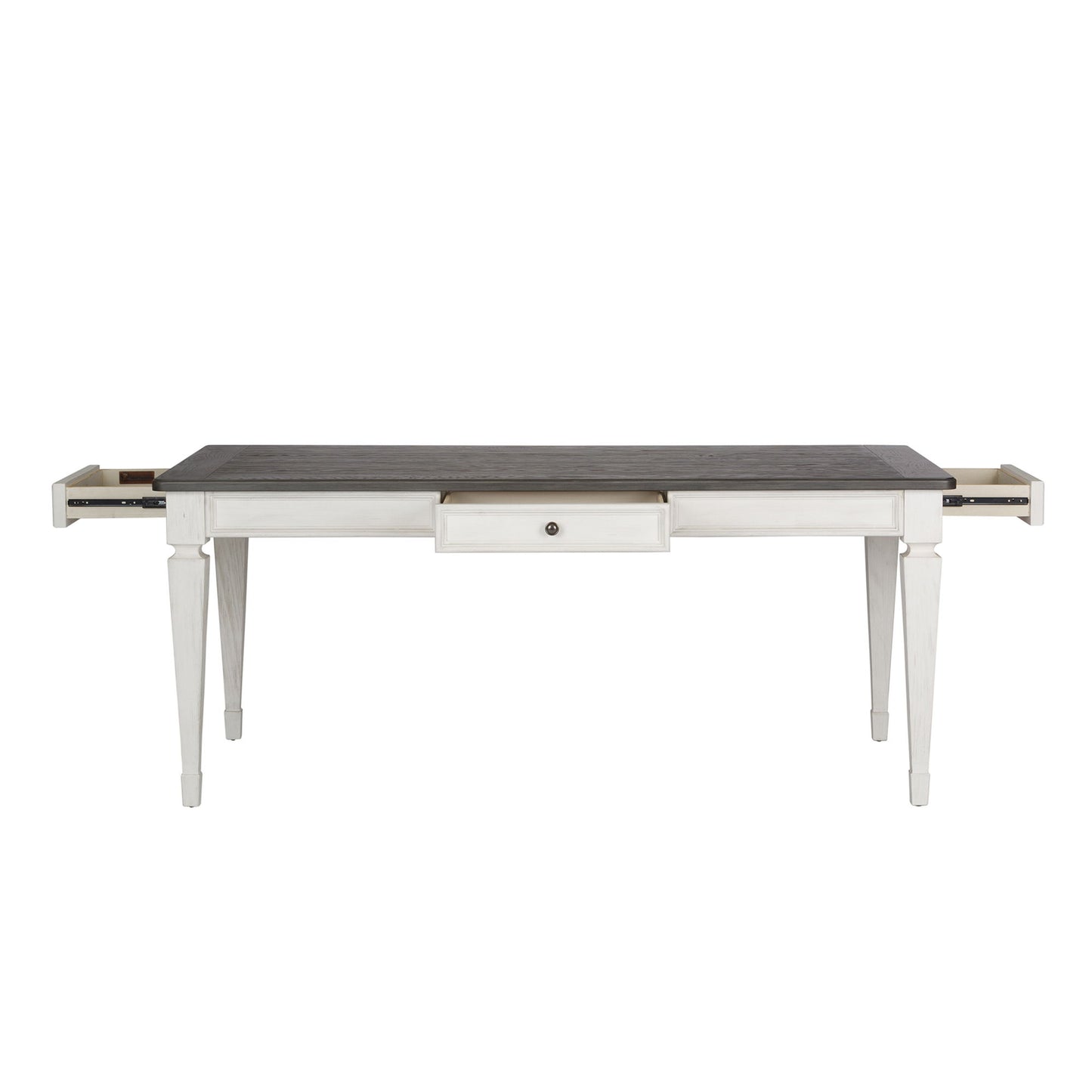 Allyson Park - Rectangular Leg Table - Dark Brown - Hornell Furniture Outlet